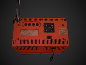 retro television low-poly 3D मॉडल