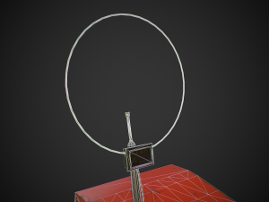retro television low-poly 3D मॉडल