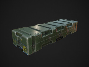 army box military box low-poly 3D Model