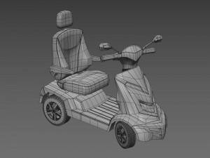 royale mobility scooter 3Dモデル