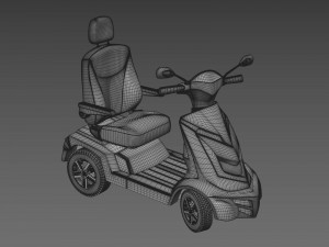 royale mobility scooter 3Dモデル