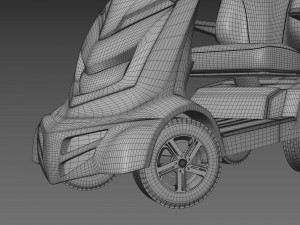 royale mobility scooter 3Dモデル