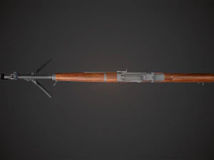 beretta bm 59 rifle low-poly 3D Model