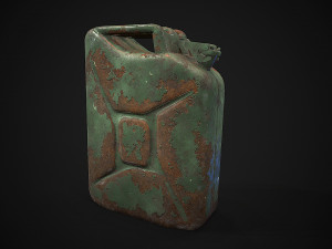 metal shelf collection with garbage - modular game ready props low-poly Modèle 3D