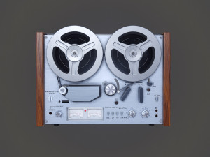 akai gx4000d tape recorder - pbr game ready model vr-ar vr - ar - low-poly 3D Модель
