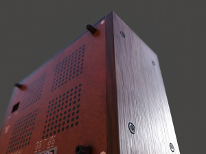 akai gx4000d tape recorder - pbr game ready model vr-ar vr - ar - low-poly 3D Модель