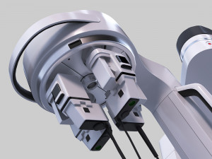 surgical robotic system da vinci sp 3D-Modell