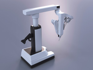 surgical robotic system da vinci sp 3D-Modell