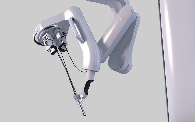 surgical robotic system da vinci sp 3D in
