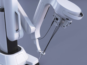 surgical robotic system da vinci sp 3D-Modell
