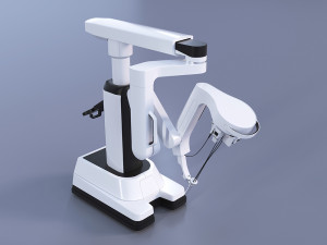 surgical robotic system da vinci sp 3D-Modell