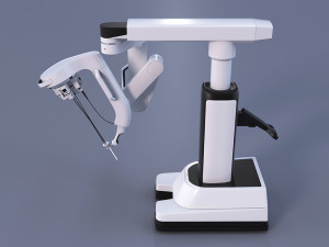 surgical robotic system da vinci sp 3D-Modell