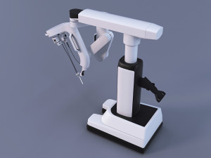 surgical robotic system da vinci sp 3D-Modell
