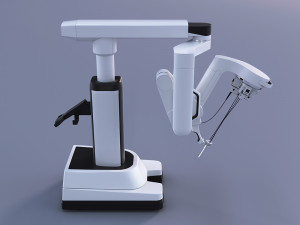 surgical robotic system da vinci sp 3D-Modell