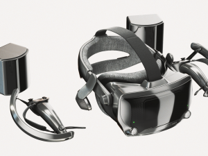 valve index vr headset with controllers and sensors - full kit Modèle 3D