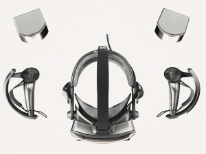 valve index vr headset with controllers and sensors - full kit Modèle 3D