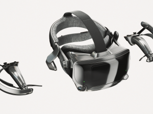 valve index vr headset with controllers and sensors - full kit Modèle 3D