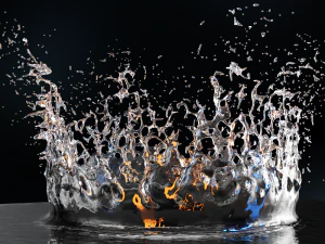 water splash 3D Model