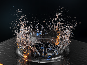water splash 3D 모델