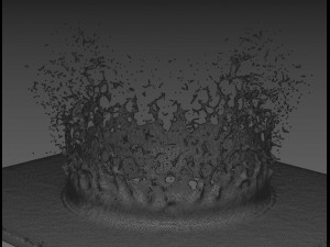 water splash 3D 모델