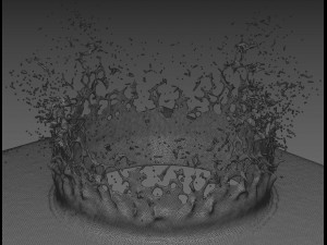 water splash 3D 모델