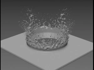 water splash 3D Model