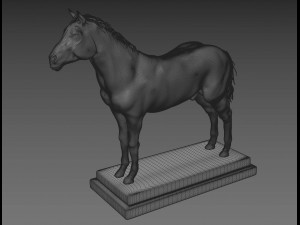 horse anatomy with internal organs - 4k textures Modèle 3D