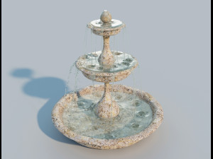 old water fountain 3D Model