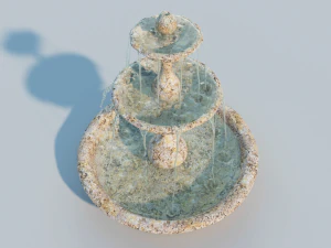 vecchia fontana Modello 3D