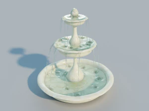 vecchia fontana Modello 3D