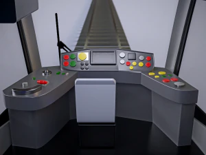 stadler tango city tram with 4k textures 3D Model