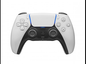 sony playstation 5 with contoller low-poly Model 3D