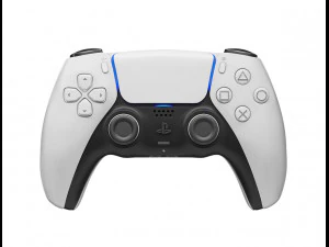 sony playstation 5 with contoller low-poly 3D Model