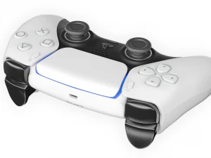 sony playstation 5 with contoller low-poly 3D Model