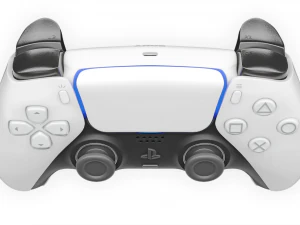 sony playstation 5 with contoller low-poly 3D Model