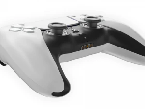 sony playstation 5 with contoller low-poly 3D Model