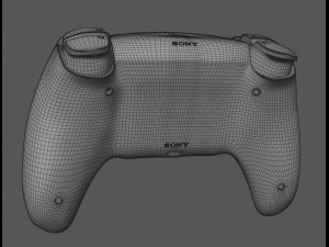 dualsense controller playstation 5 low-poly 3D Model