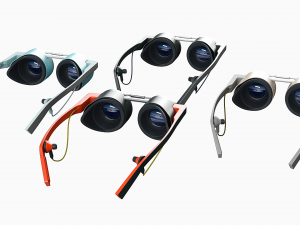 modern looking minimalist vr headset Modelo 3D