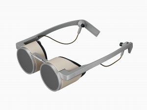 modern looking minimalist vr headset Modelo 3D