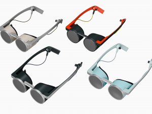 modern looking minimalist vr headset Modelo 3D
