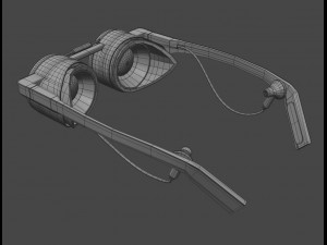 modern looking minimalist vr headset Modelo 3D