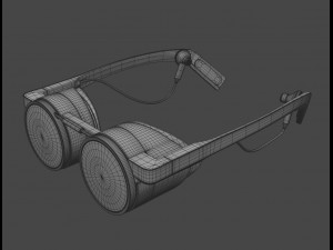 modern looking minimalist vr headset Modelo 3D