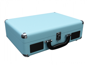victrola vintage suitcase record player low-poly Modèle 3D