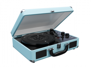 victrola vintage suitcase record player low-poly Modèle 3D