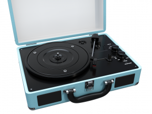 victrola vintage suitcase record player low-poly Modèle 3D