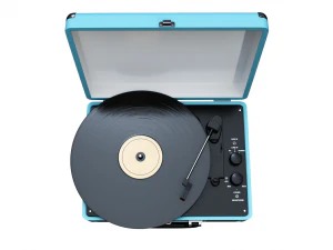 victrola vintage suitcase record player low-poly 3D Model