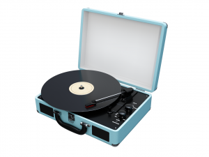 victrola vintage suitcase record player low-poly Modèle 3D