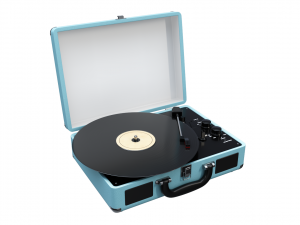 victrola vintage suitcase record player low-poly Modèle 3D