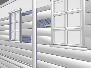old abandoned wild west building 3D Model