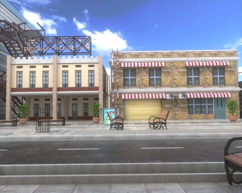 city building 3D Model .c4d .max .obj .3ds .fbx .stl .blend 
